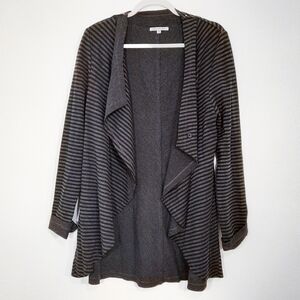 People Like Frank Gray Striped Sweater 10